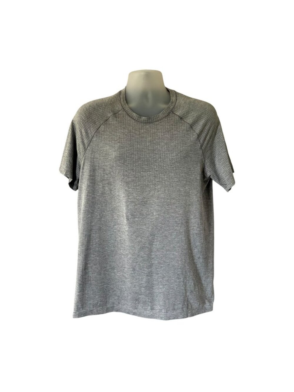 Lululemon Metal Vent Tech Mens Shirt Short Sleeve Size Large Gray